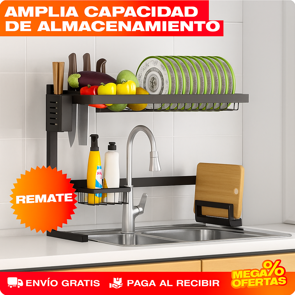 ESCURRIDOR DE PLATOS PREMIUM + ENVIO GRATIS