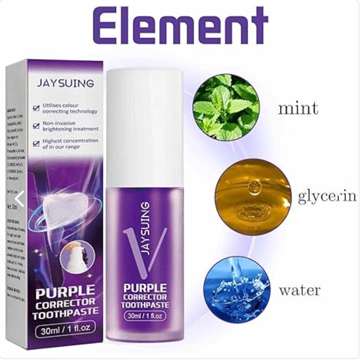 CREMA DENTAL BLANQUEADORA ELEMENT + ENVIO GRATIS