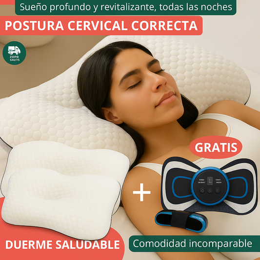 2XALMOHADAS + MASAJEADOR GRATIS