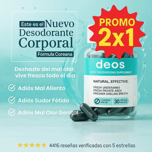 DEOS DESODORANTE INTERNO+ ENVIO GRATIS