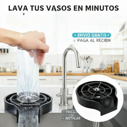 Lava tus vasos al instante sin esfuerzo 🚿✨ + ENVIO GRATIS