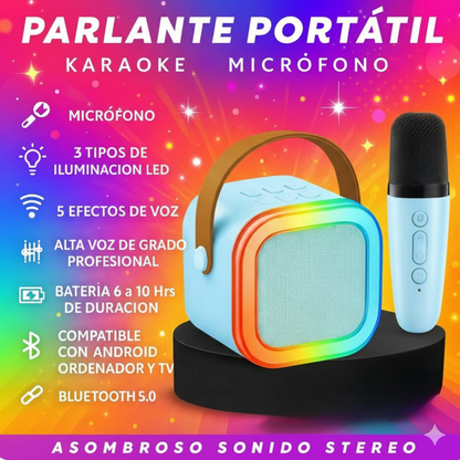 🎤 ¡Canta sin parar! Mini Karaoke con Envío Gratis