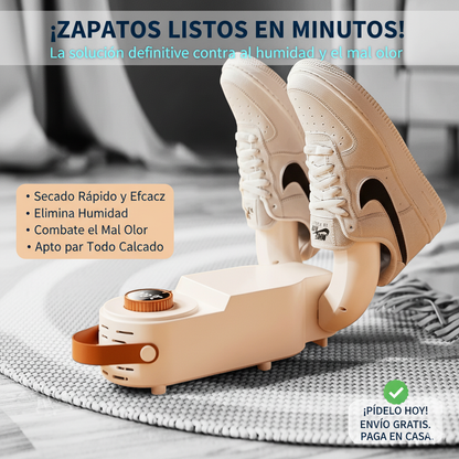 ¡Zapatos secos y sin olor en minutos! Envío gratis