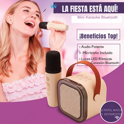 🎤 ¡Canta sin parar! Mini Karaoke con Envío Gratis